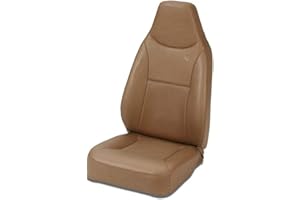 Bestop® 39436-37 TrailMax II Spice Front High Back Vinyl All-Vinyl Single Jeep Seat for 76-06 Jeep CJ and Wrangler