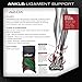 Zamst A2-DX Sports Ankle Brace with Protective Guards For High Ankle Sprains and Chronic Ankle Instability-for Basketball, Volleyball, Lacrosse, Football-Black, Right, XL