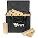 Tailgating Pros Giant Wooden Tumbling Timbers - 60 Blocks - Stacking Game - W/ Carrying Case