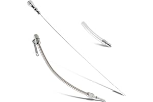 munirater LS Flexible Stainless Oil Dipstick Replacement for LSX LS1 LS2 LS6 4.8L 5.7L 6.0L 6.2L