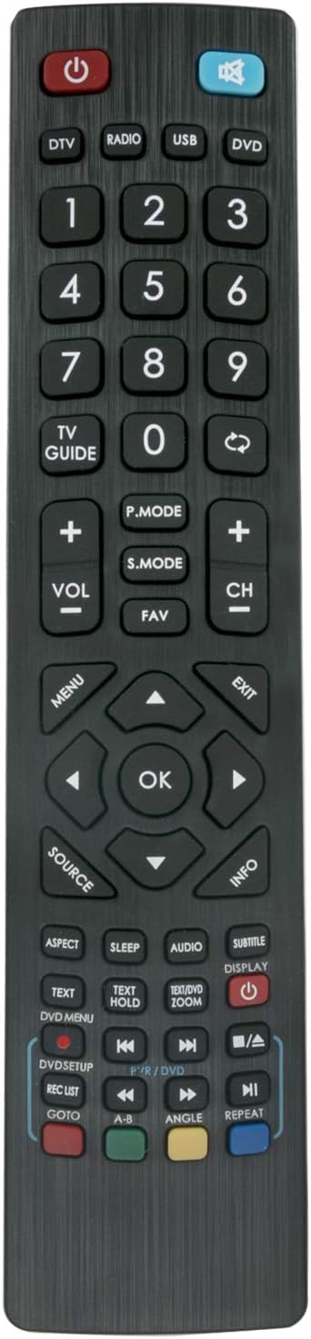 Universal Remote Control Compatible with Blaupunkt Technika Alba Bush 39E21B-FHD 24E21B-HDR 32E21B-FHD 22E21B-FHD 24E21B-HDR/DVD 22E21B-FHD/DVD 50/149I-GB-5B2-FHKUP-UK 32/233I-WB-5B2-FHBKUP-EU - Image 3