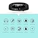 Fitness Tracker Heart Rate Monitor Blood Pressure Bracelet Sedentary Reminding Sleep Management Alarm SNS Call Reminder Pedometer Sport Activity Healthy Wristband with OLED Touch (Black 5)