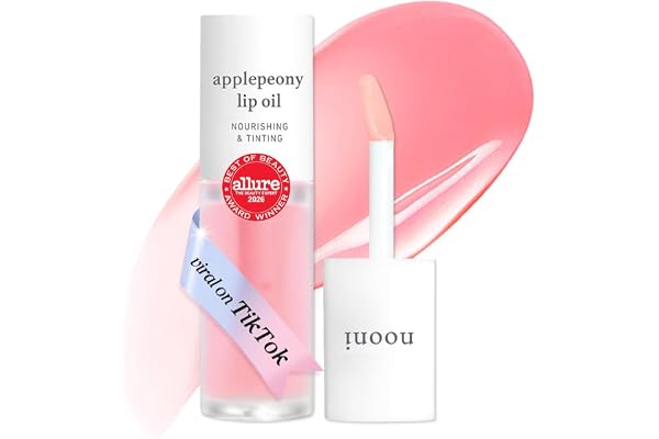 NOONI Korean Lip Oil - Applepeony - Plumping Lip Gloss