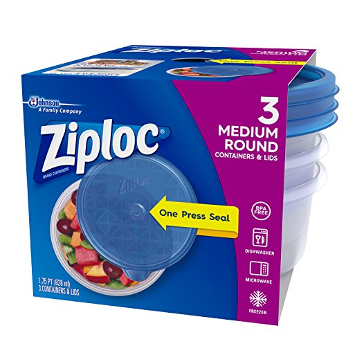 Ziploc Food Storage Containers, Perfect for onthego snacking, BPA