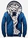 Hanxue Men's Winter Warm Full Zip Eco Sherpa Fleece Hoodie Jackets