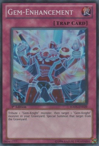 Yu-Gi-Oh! - Gem-Enhancement (HA05-EN029) - Hidden Arsenal 5 - 1st Edition - Super Rare