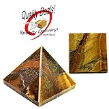 Tigers Eye Chakra Spiritual Healing Crystal Gem Pyramid Beverly Oaks Exclusive COA