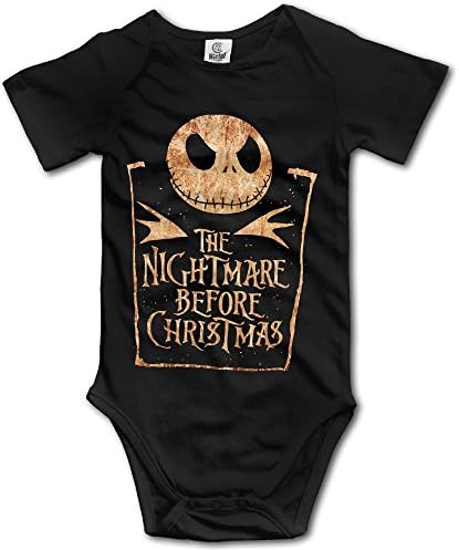 Black Baby's The Nightmare Before Christmas Romper Jumpsuit