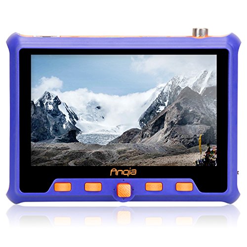ANQIA 5" Wrist TFT LCD CCTV Tester 1080P 4 IN 1 AHD TVI CVI CVBS Tester Analog Video Test PTZ Control 12V Power Output Cable Test and security Camera Tester Multi-function CCTV tester OM-5800