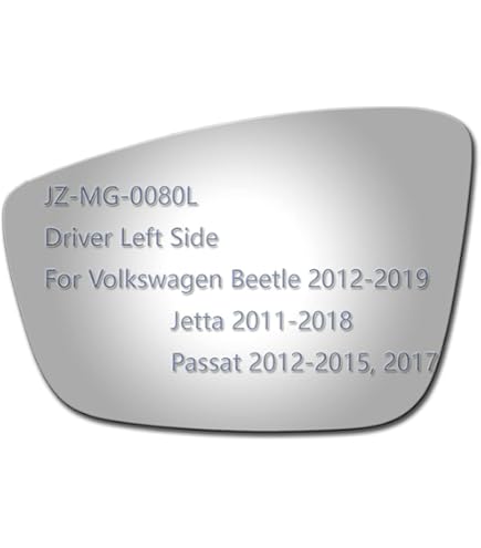 EAP Heated Blind Spot Mirror Glass – Passenger Side Replacement For VW Passat 2016-2022 (Part #561857522AC)