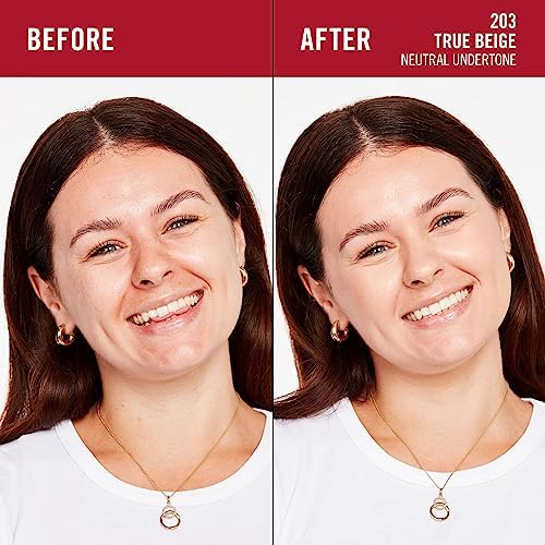 Lasting Finish 35H, 203 True Beige, fondotinta, lunga tenuta, idratante, formula vegana, alta coprenza, 30ml