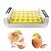 Yunt 24 Digital Clear Egg Automatic Incubator Hatcher Temperature Control Automatic Egg Turning for Chicken Duck Quail Birds