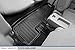 MAXLINER Floor Mats 3 Row Liner Set Black for 2008-2013 Toyota Highlander Non Hybrid