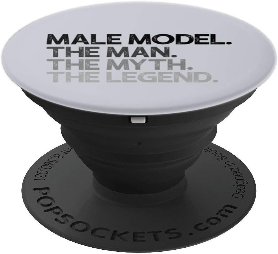 Male Model Man Myth The Legend Gift PopSockets Grip and
