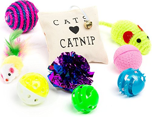 Highland Farms Select Cat toys Variety Pack for Kitty 20 pieces - Thumbnail 2