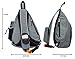 ChampStuff Versatile Canvas Sling Bag Backpack for Men and Women, Waterproof, Comfortable Single Strap, Crossbody Bag