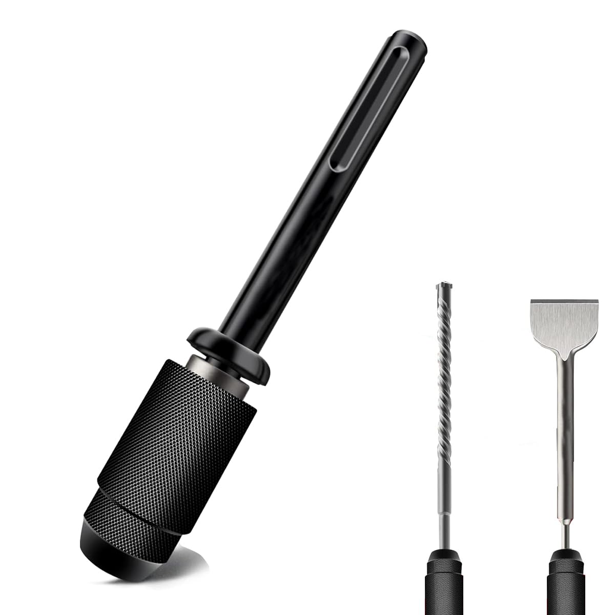 SDS Max to SDS Plus Adapter for Rotary Hammers, Chuck Adaptor Converter, Drill Converter Shank Quick Tool, Plus Chuck Drill Adapter Quick Tool