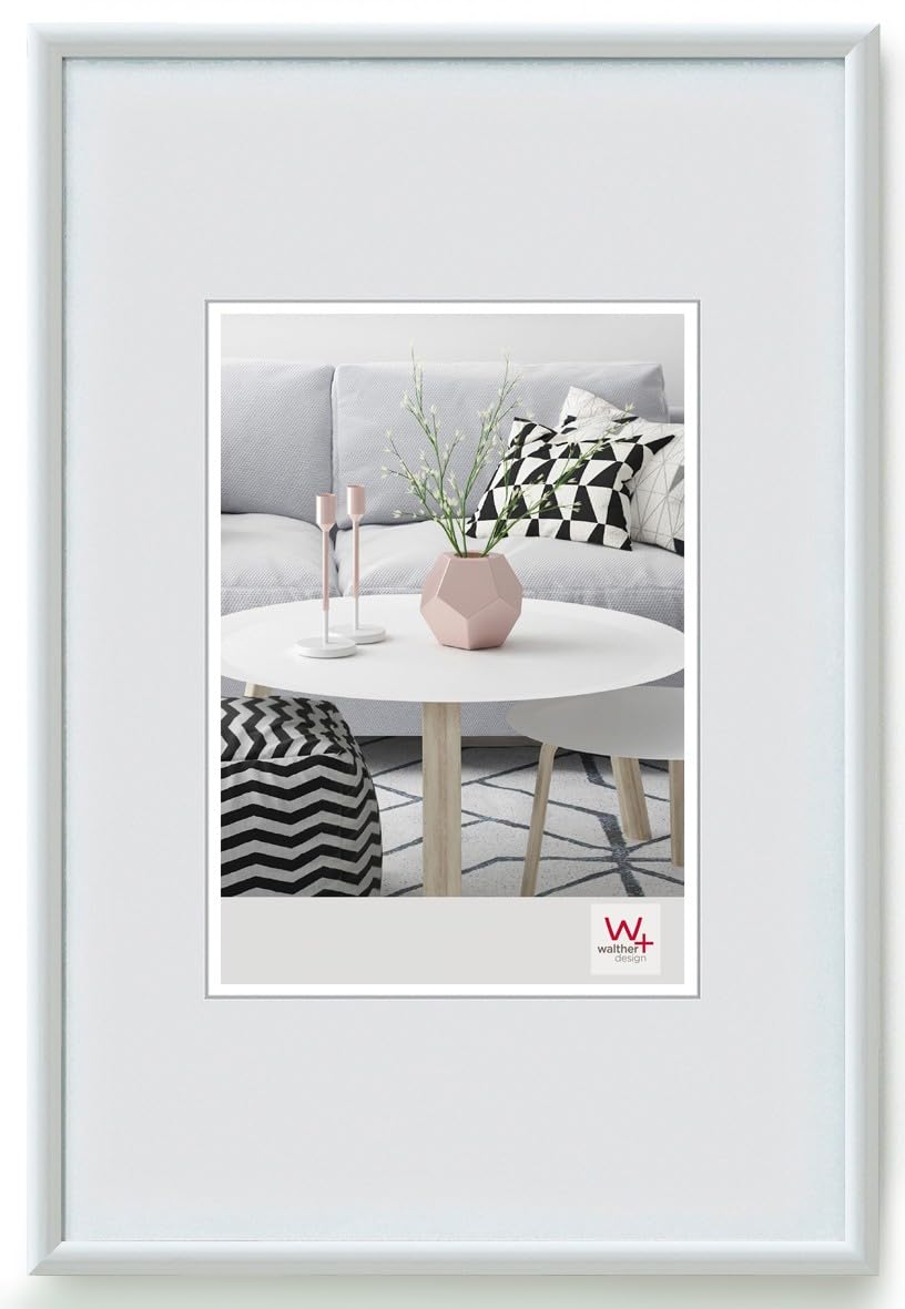 walther design Picture Frame White 60 x 80 cm Galeria Plastic Frame KW080H — image 1