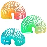 Magic Spring - 1.5 in, Plastic, Glow-in-the-Dark, 12 Pk