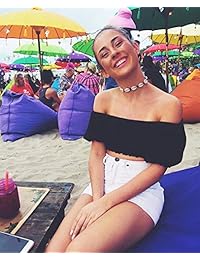 TIKCOOL - Juego de gargantilla para mujer, diseño de concha de puka, NA