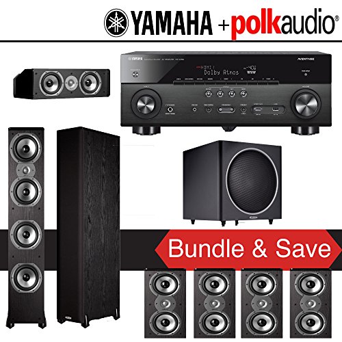 Polk-Audio-TSi-500-71-Ch-Home-Theater-System-with-Yamaha-AVENTAGE-RX-A760BL-72-Ch-Network-AV-Receiver