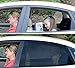 JELLY BABA BABY JellyBabaBaby Car Window Shades, Sun Shades Covers Rear Side Windows, Protects Baby Kids Pets, Blocks UV Rays, Pack of 2