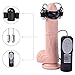 Dual Penis Head Vibrator Glans Massager, Cob Vibrating Penis Head Teaser Male Masturbator Multi-Speed Bullet Vibrators Sex Toys for Couples