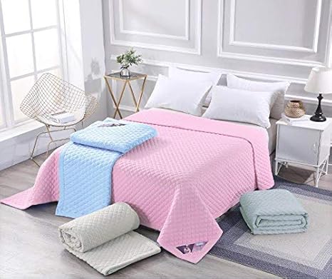 Buy Magnetic Shadow Simple Self Design Quilted Cotton Double Bed
