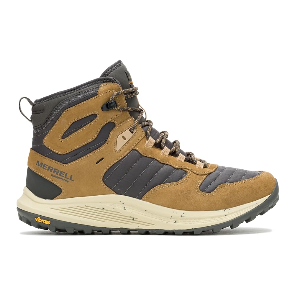 Merrell Men’s Nova 3 Thermo Mid Waterproof Hiking Boot, Beluga/Durum, 14