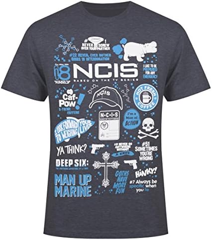 NCIS Mashup Unisex T-Shirt Grey Small