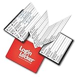 Login Locker Password Organizer—Red