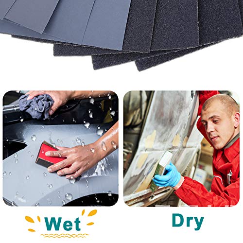3 Waterproof+Sandpaper+Furniture+Finishing+Automotive