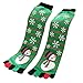 Creazy Toe Socks Christmas Women Casual Socks Cute Unisex Long Socks (b)
