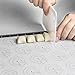 Silicone Pastry Mat, Half Sheet Size Non Stick and BPA Free Professional Grade Quality - Perfect for Making Macaroons, Cookie, Bread and Pastry