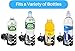 Domain Cycling Exercise Bike Water Bottle Holder – Handlebar Mount Bike Cup Holder – Indoor Spin Bike Accessories