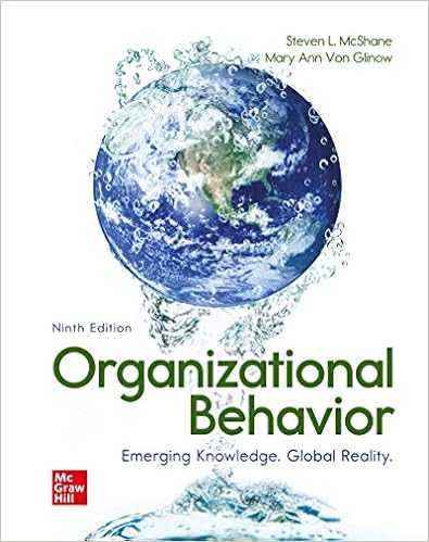 Anizational Behavior Emerging Knowledge Global Reality Mcshane Steven Von Glinow Mary 9781260799552 Books