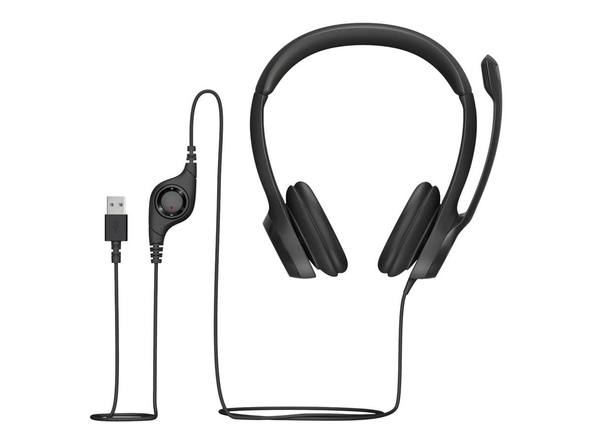 Logitech ClearChat Comfort/USB Headset H390 (Black)