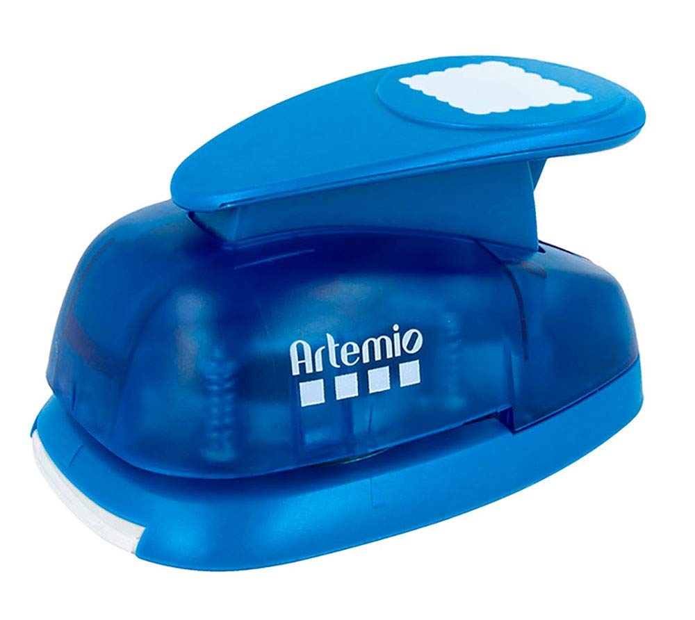Artemio 5 cm Giant Square Rosette Lever Punch, Blue