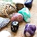 Premium Grade Crystals for Relaxation, Stress Relief, Anxiety, Sleep / 11 pc Calm Crystal Healing Set - Amethyst, Lepidolite, Fluorite, Smoky Quartz, Howlite, Sage & More + Info Guide/Gift Ready