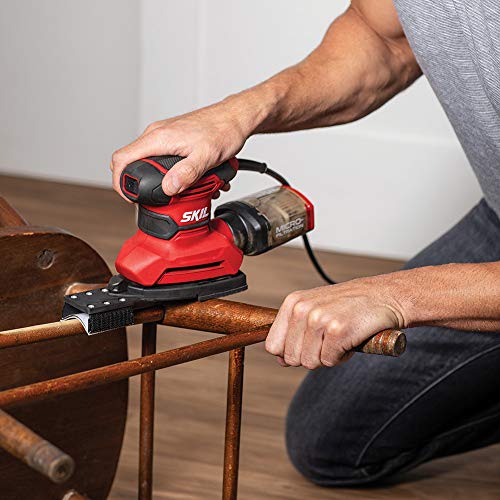 SKIL Corded MultiFunction Detail Sander, Includes 12Pcs Sanding Paper