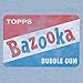 Tee Luv Men's Bazooka Bubble Gum T-Shirt - Vintage Topps Candy Logo Shirt, Light Blue Heather, M
