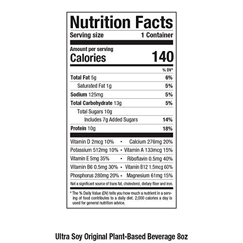 Pacific Foods Ultra Soy Plant-Based Beverage, 8oz, 24-pack