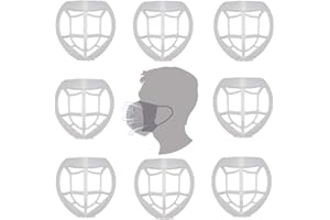 9Pcs 3D Mask Bracket Lipstick Protection Face Mask Inner Support Frame More Space for Comfortable Breathing