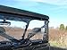 SuperATV Clear Rear Windshield for Polaris Ranger FULL SIZE XP 570 (Pro-Fit Cab) / XP 900 / XP 1000/1000 Diesel (Must See Fitment for Compatible Years) - Easy to Install!