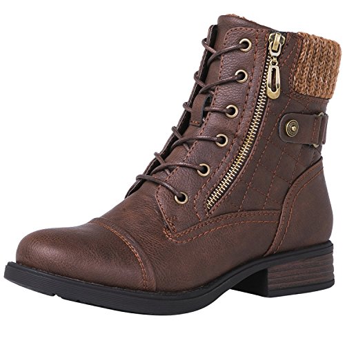 GLOBALWIN-Womens-Ankle-Booties-Fashion-Combat-Boots
