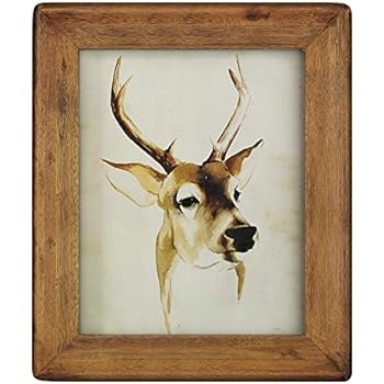icheesday 8x10 Picture Frames,Brown Rustic Wood Frame with Glass Front, Display 10x8 inch Photos for Table Top and Wall Mounting