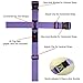 TRANVERS Cross Way Luggage Strap Belt for Suitcase Baggage Travel Strap (Purple)