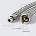 HOMEIDEAS 24-Inch Faucet Connector 3/8