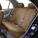FH-PU005114 Exquisite Leather Car Seat Covers, Airbag compatible and Rear Split Beige Color