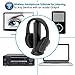 Pyle Stereo Wireless Over Ear Headphones-Hi-fi Headphone Professional Black Monitor Headset with 30m Range,Noise Isolation Padding,Microphone-TV,Computer,Gaming Console iPod Phone-Pyle Home PHPW5